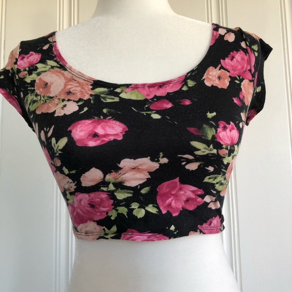 Floral crop top